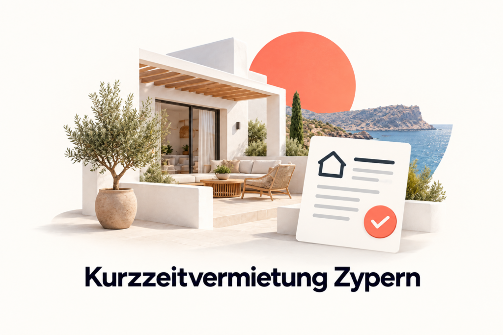 Airbnb Zypern vermieten, Ferienwohnung Zypern anmelden, Airbnb Lizenz Zypern, Registrierung Ferienwohnung Zypern, Self-Service Accommodation Cyprus