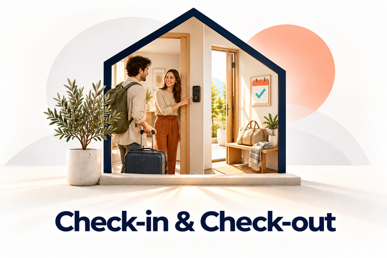 Airbnb-Check-in und Check-out: Dein Ablauf für Gäste