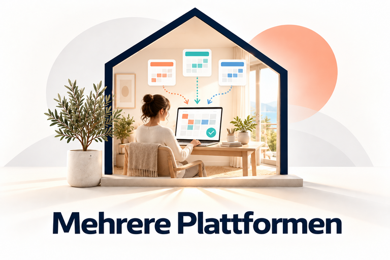 Airbnb und Booking.com: Mehrere Plattformen verwalten